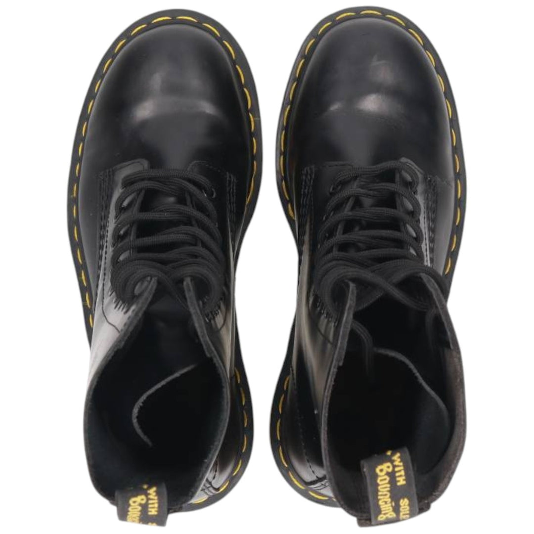 Dr. Martens 1490 10-Eye Boots 4 Women's 23.0cm genuine leather black type Vintage Second Hand