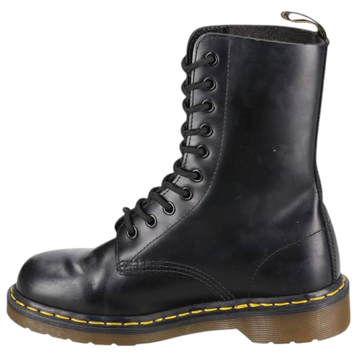 Dr. Martens 1490 10-Eye Boots 4 Women's 23.0cm genuine leather black type Vintage Second Hand