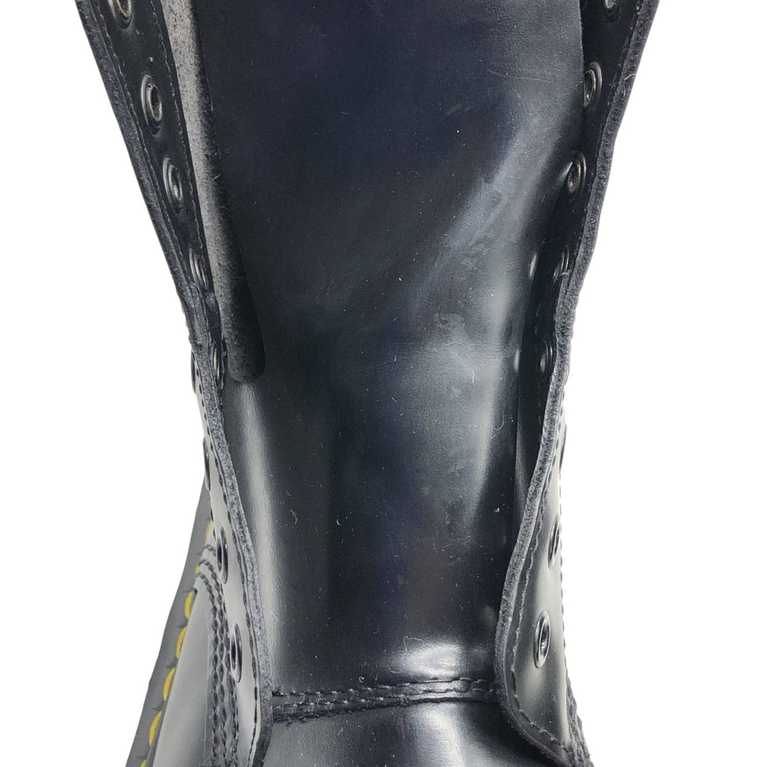 Dr. Martens 1490 10-Eye Boots 4 Women's 23.0cm genuine leather black type Vintage Second Hand