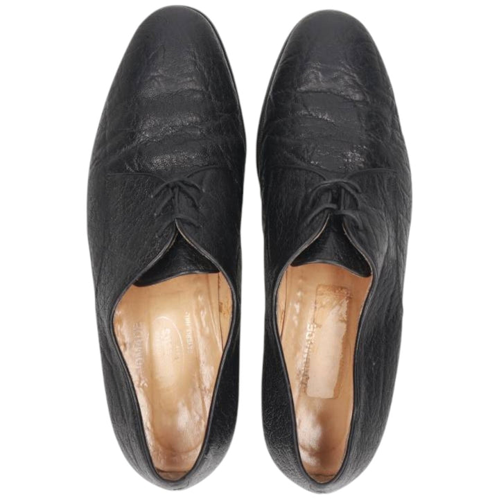 Church's Plain Toe Shoes 6 1/2 Women's 25.0cm genuine leather black type Vintage Second Hand