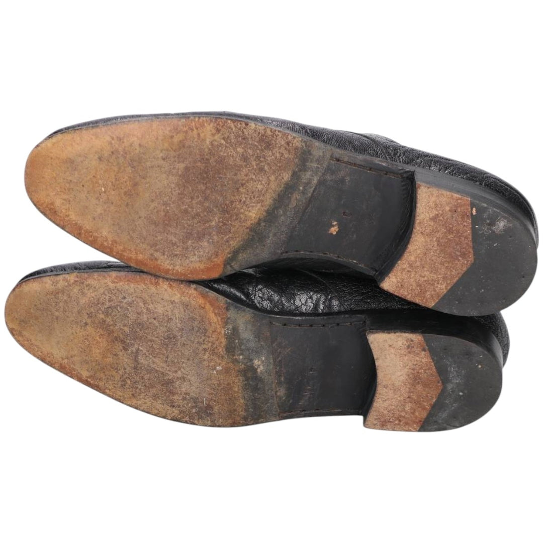 Church's Plain Toe Shoes 6 1/2 Women's 25.0cm genuine leather black type Vintage Second Hand