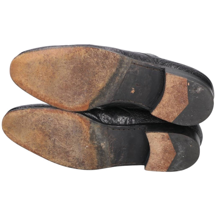 Church's Plain Toe Shoes 6 1/2 Women's 25.0cm genuine leather black type Vintage Second Hand