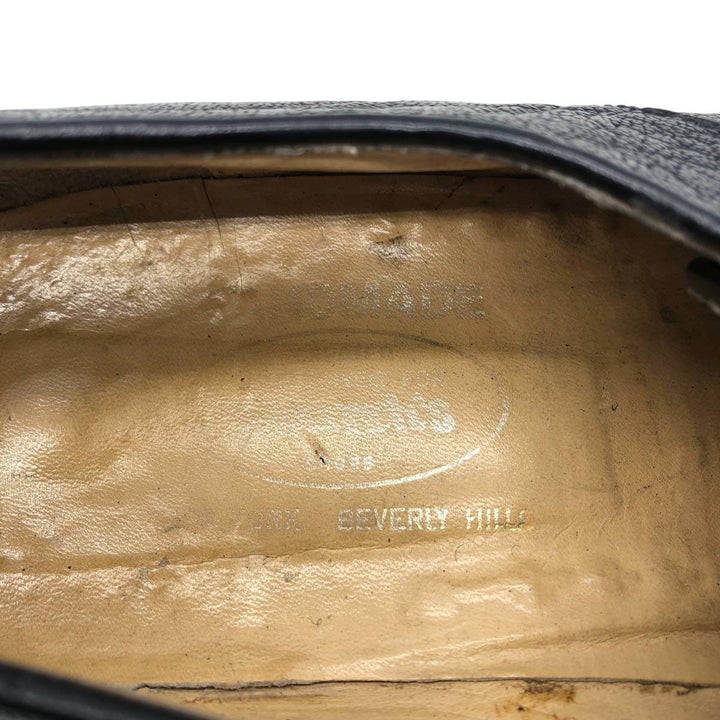 Church's Plain Toe Shoes 6 1/2 Women's 25.0cm genuine leather black type Vintage Second Hand