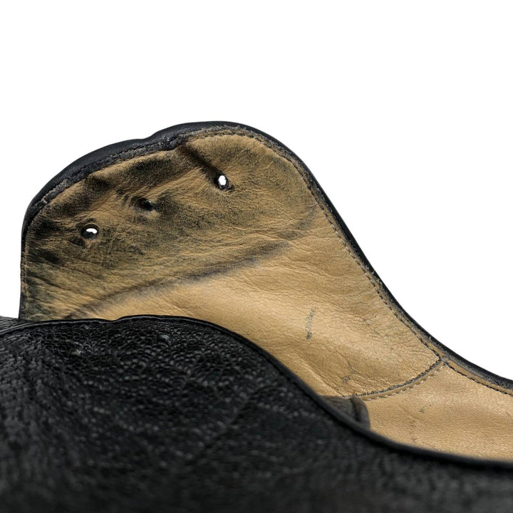 Church's Plain Toe Shoes 6 1/2 Women's 25.0cm genuine leather black type Vintage Second Hand