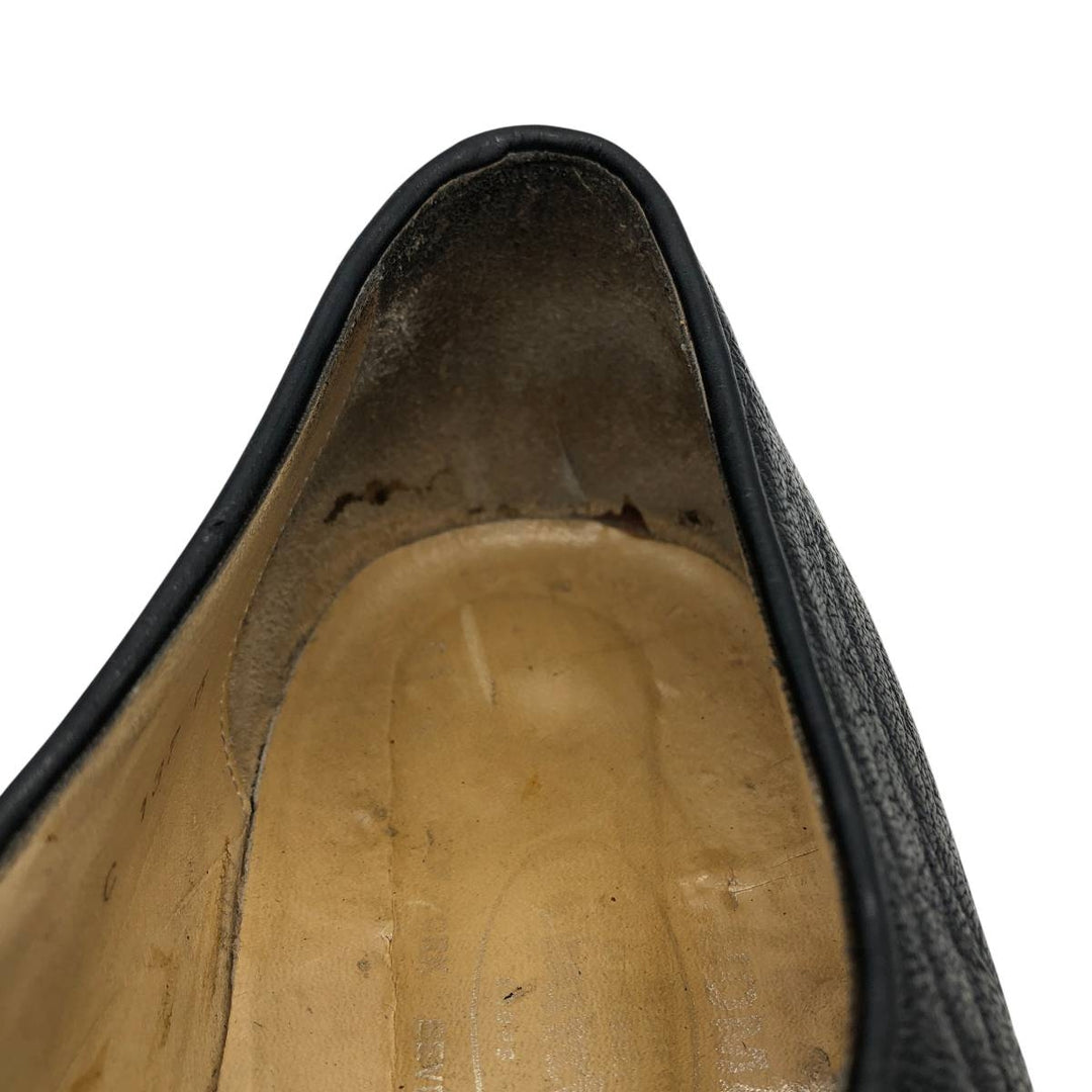 Church's Plain Toe Shoes 6 1/2 Women's 25.0cm genuine leather black type Vintage Second Hand