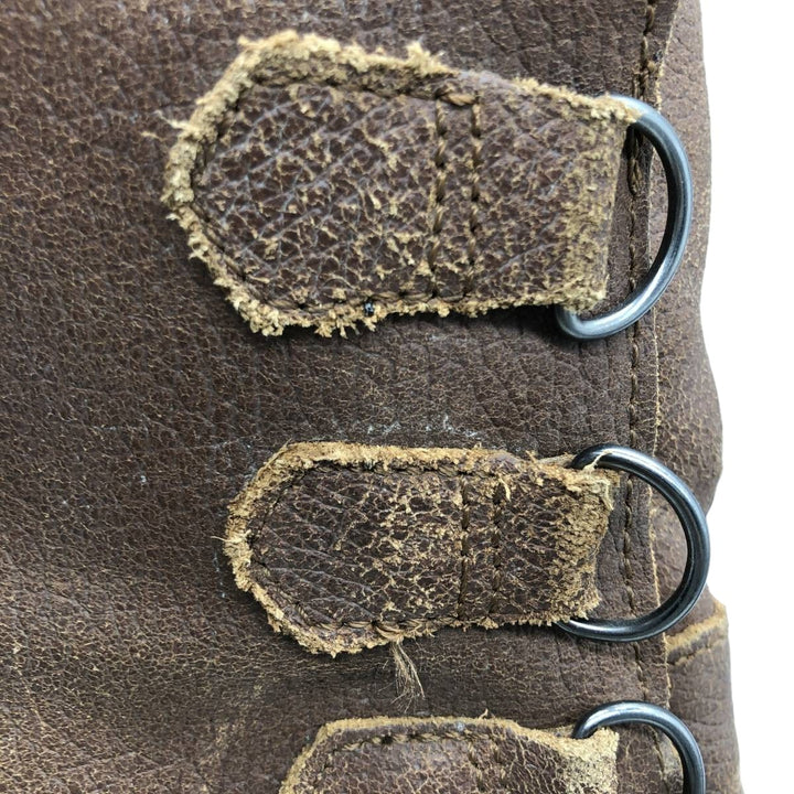 SOREL CARIBOU Men's Lace-Up Snow Boots, Size 8 (10.2 inches) /saa014649 Men's 26.0cm genuine leather brown type Vintage Second Hand