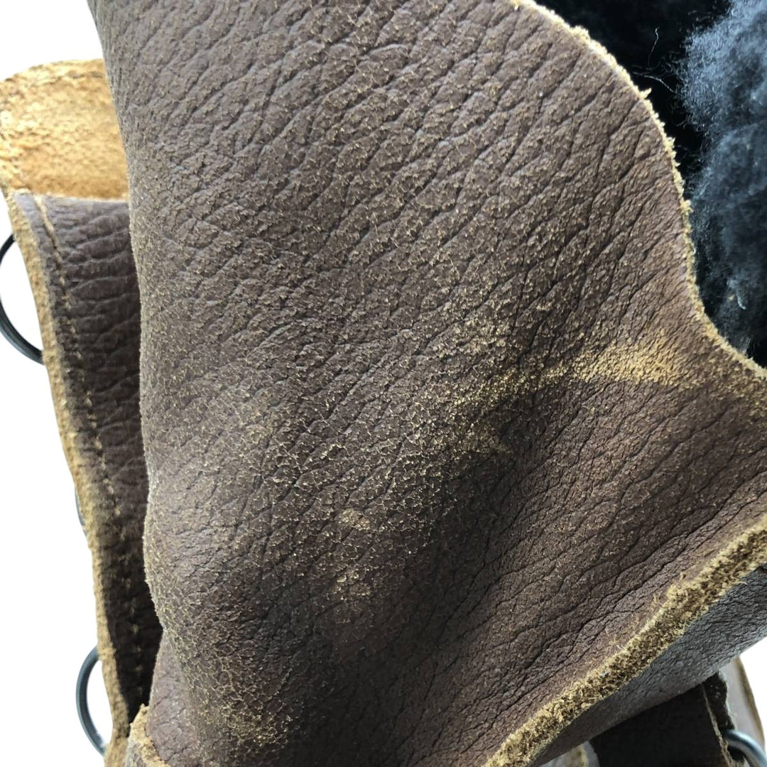 SOREL CARIBOU Men's Lace-Up Snow Boots, Size 8 (10.2 inches) /saa014649 Men's 26.0cm genuine leather brown type Vintage Second Hand
