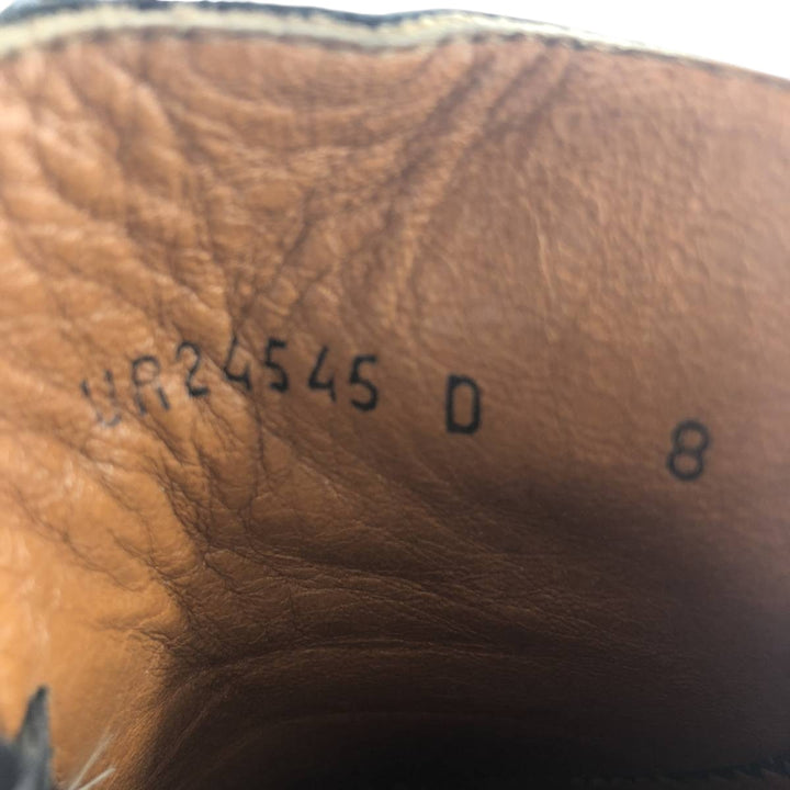 Salvatore Ferragamo Suede Bit Loafers, Made in Italy, 8D, Men's, Size 10.2" /saa014653 Men's 26.0cm Genuine Leather Suede black type Vintage Second Hand