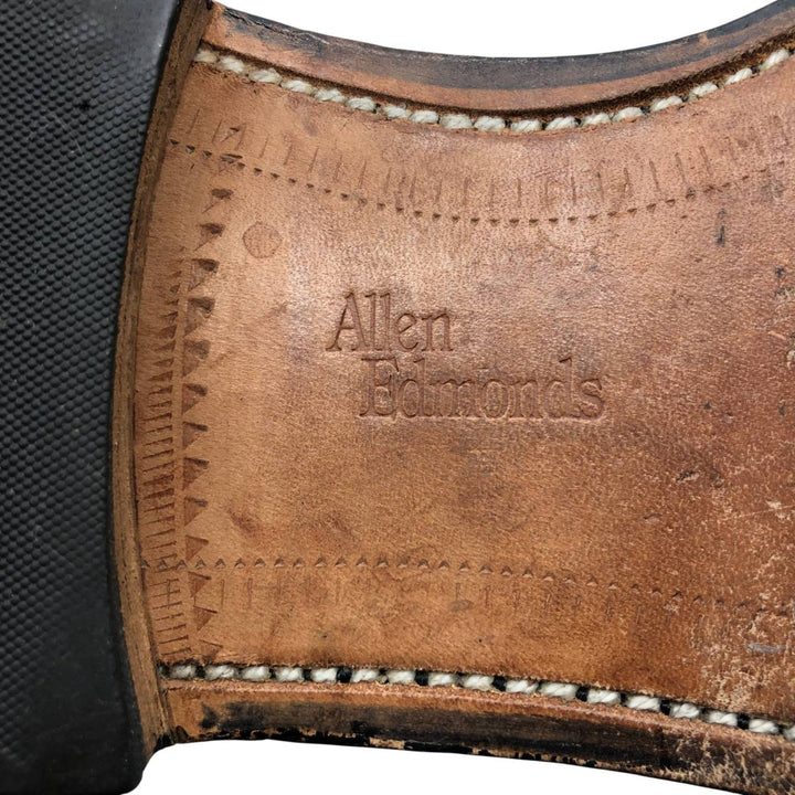 Allen Edmonds Hillcrest Leather Shoes, Made in USA, Size 10B Men's 28.0cm genuine leather black type Vintage Second Hand