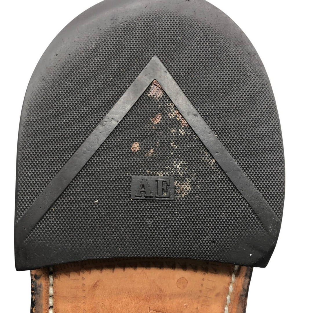 Allen Edmonds Hillcrest Leather Shoes, Made in USA, Size 10B Men's 28.0cm genuine leather black type Vintage Second Hand
