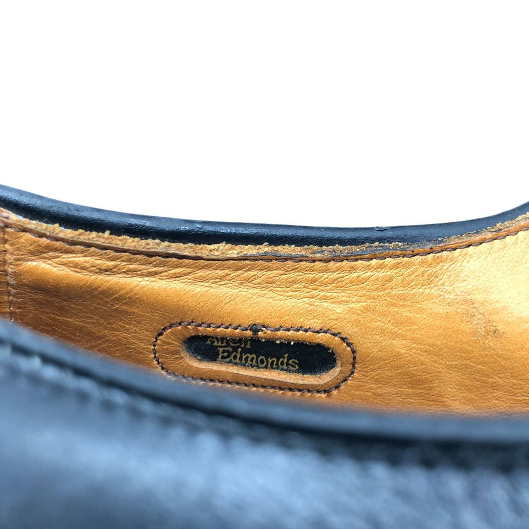Allen Edmonds Hillcrest Leather Shoes, Made in USA, Size 10B Men's 28.0cm genuine leather black type Vintage Second Hand