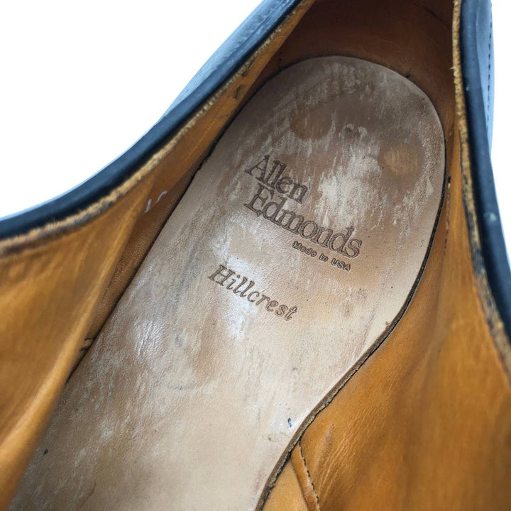 Allen Edmonds Hillcrest Leather Shoes, Made in USA, Size 10B Men's 28.0cm genuine leather black type Vintage Second Hand