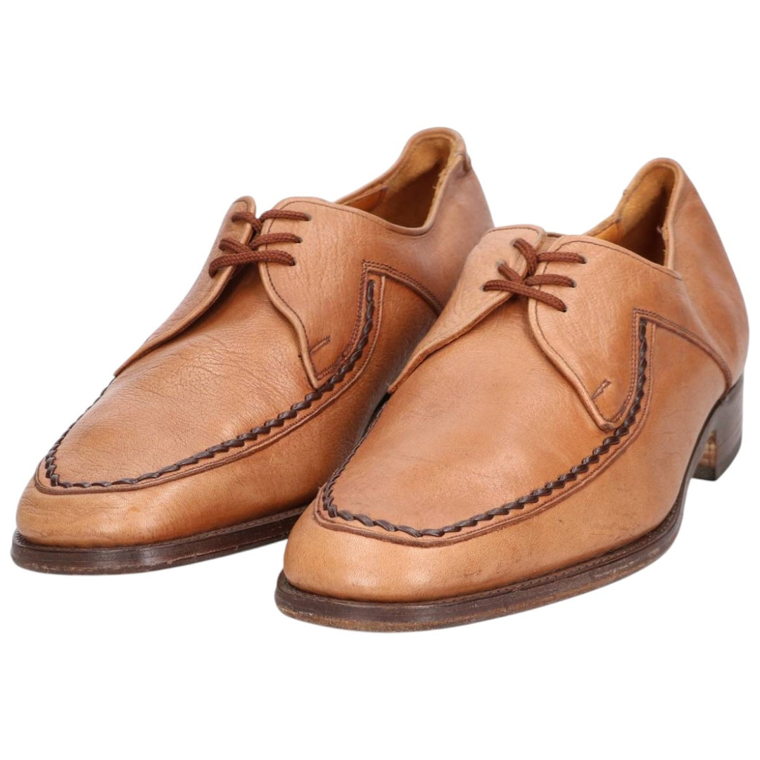 Loake U-tip shoes, made in the UK, size 8E Men's 26.5cm genuine leather brown type Vintage Second Hand