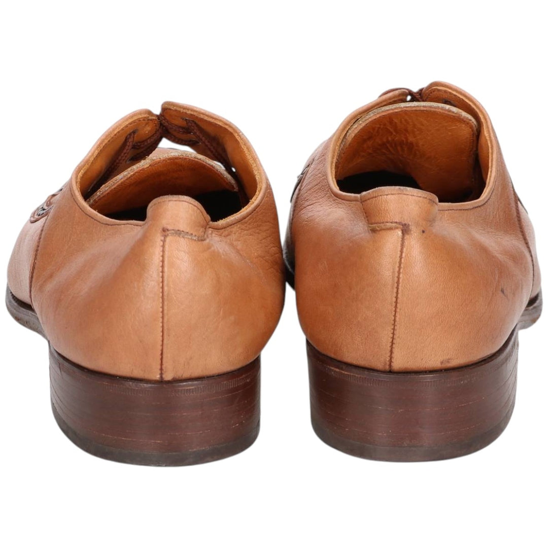 Loake U-tip shoes, made in the UK, size 8E Men's 26.5cm genuine leather brown type Vintage Second Hand