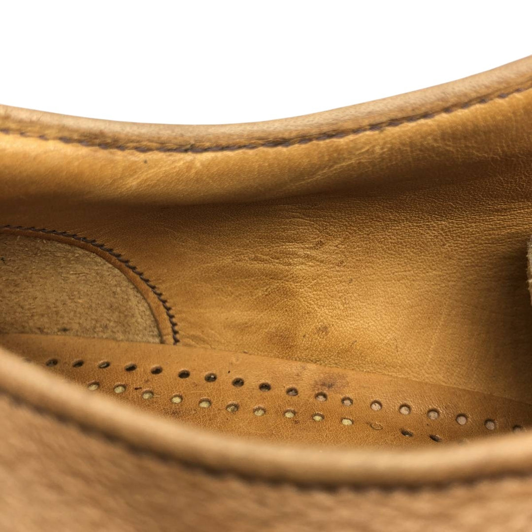 Loake U-tip shoes, made in the UK, size 8E Men's 26.5cm genuine leather brown type Vintage Second Hand