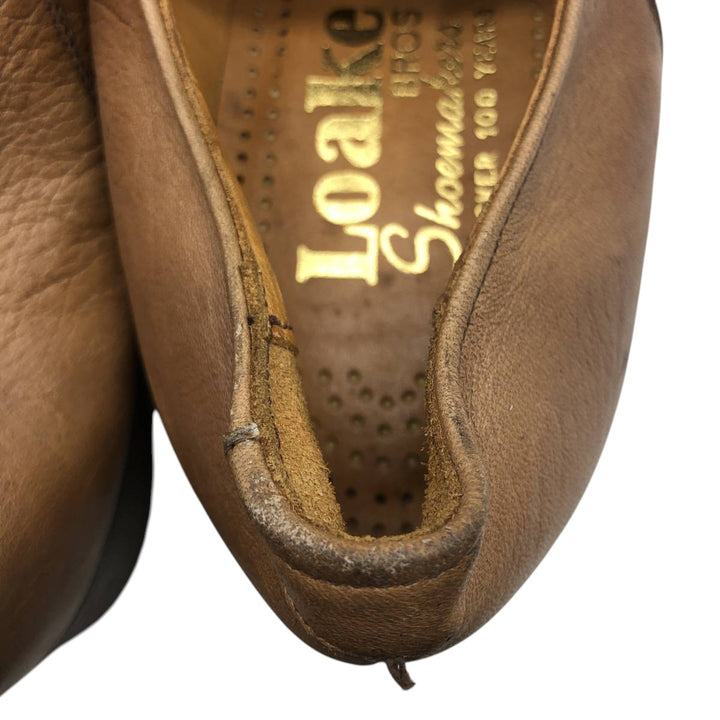 Loake U-tip shoes, made in the UK, size 8E Men's 26.5cm genuine leather brown type Vintage Second Hand