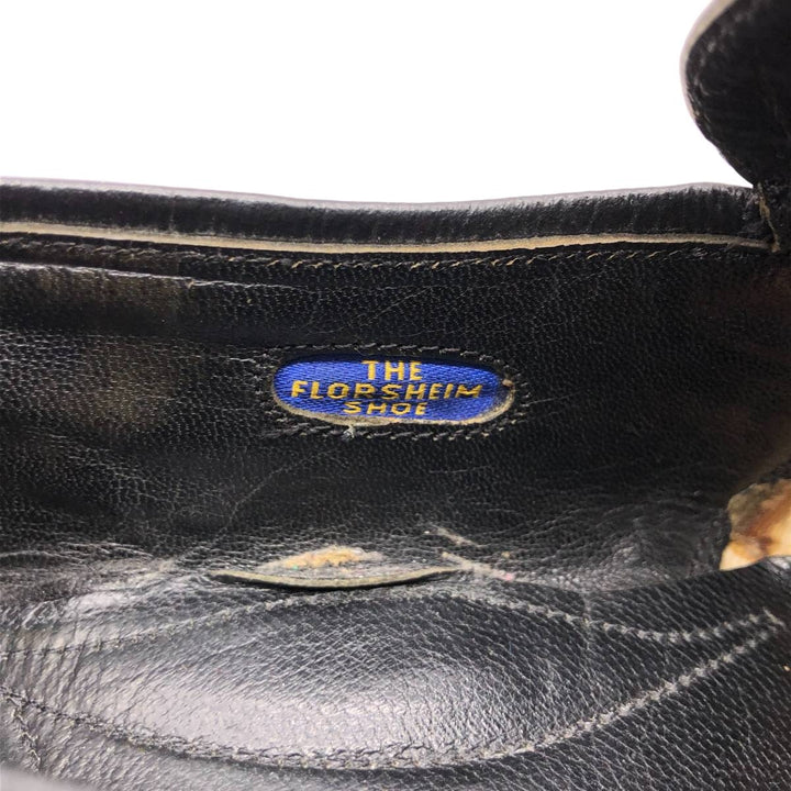 Florsheim Vamp Loafer 10E Men's 28.0cm unclear black type Vintage Second Hand