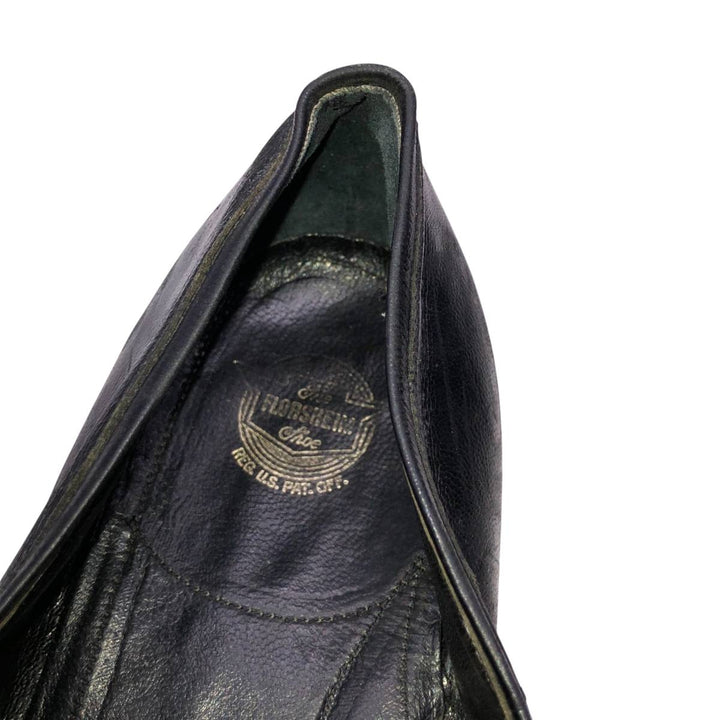 Florsheim Vamp Loafer 10E Men's 28.0cm unclear black type Vintage Second Hand