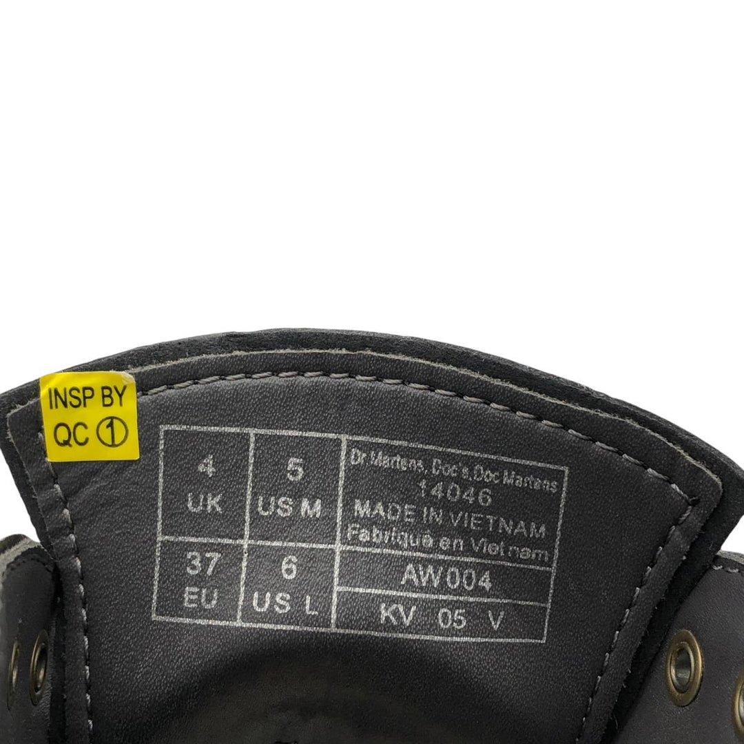 Dr. Martens 14046 3-Eye Shoes 4 Women's 23.0cm genuine leather black type Vintage Second Hand