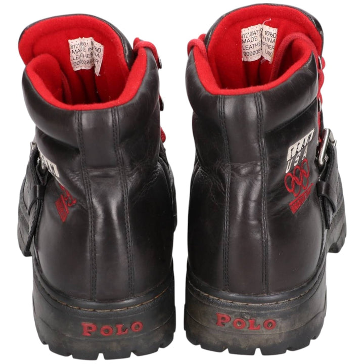 Ralph Lauren POLO by Ralph Lauren VANCOUVER 2010 Trekking Boots, Size 10 1/2D Men's 28.5cm genuine leather black type Vintage Second Hand