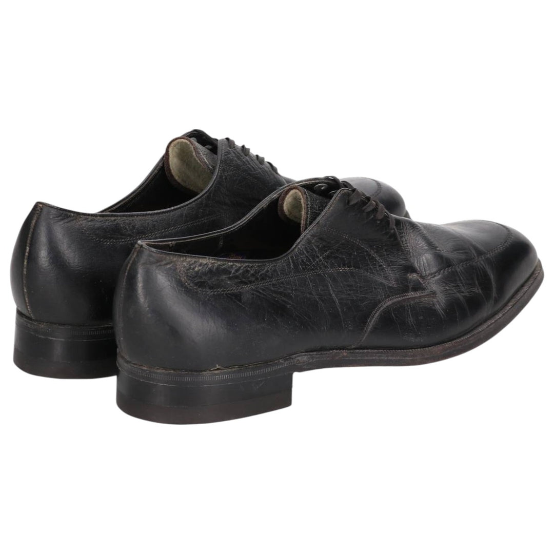 Florsheim U-Tip Shoes, Size 10 1/2E, Men's, 11.2" (Vintage) /saa014673 Men's 28.5cm genuine leather black type Vintage Second Hand