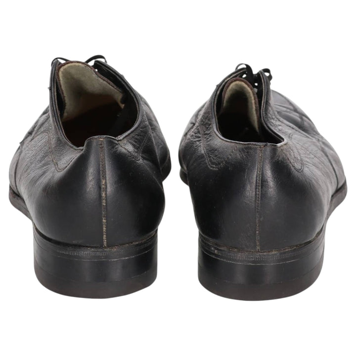 Florsheim U-Tip Shoes, Size 10 1/2E, Men's, 11.2" (Vintage) /saa014673 Men's 28.5cm genuine leather black type Vintage Second Hand