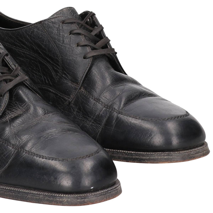 Florsheim U-Tip Shoes, Size 10 1/2E, Men's, 11.2" (Vintage) /saa014673 Men's 28.5cm genuine leather black type Vintage Second Hand