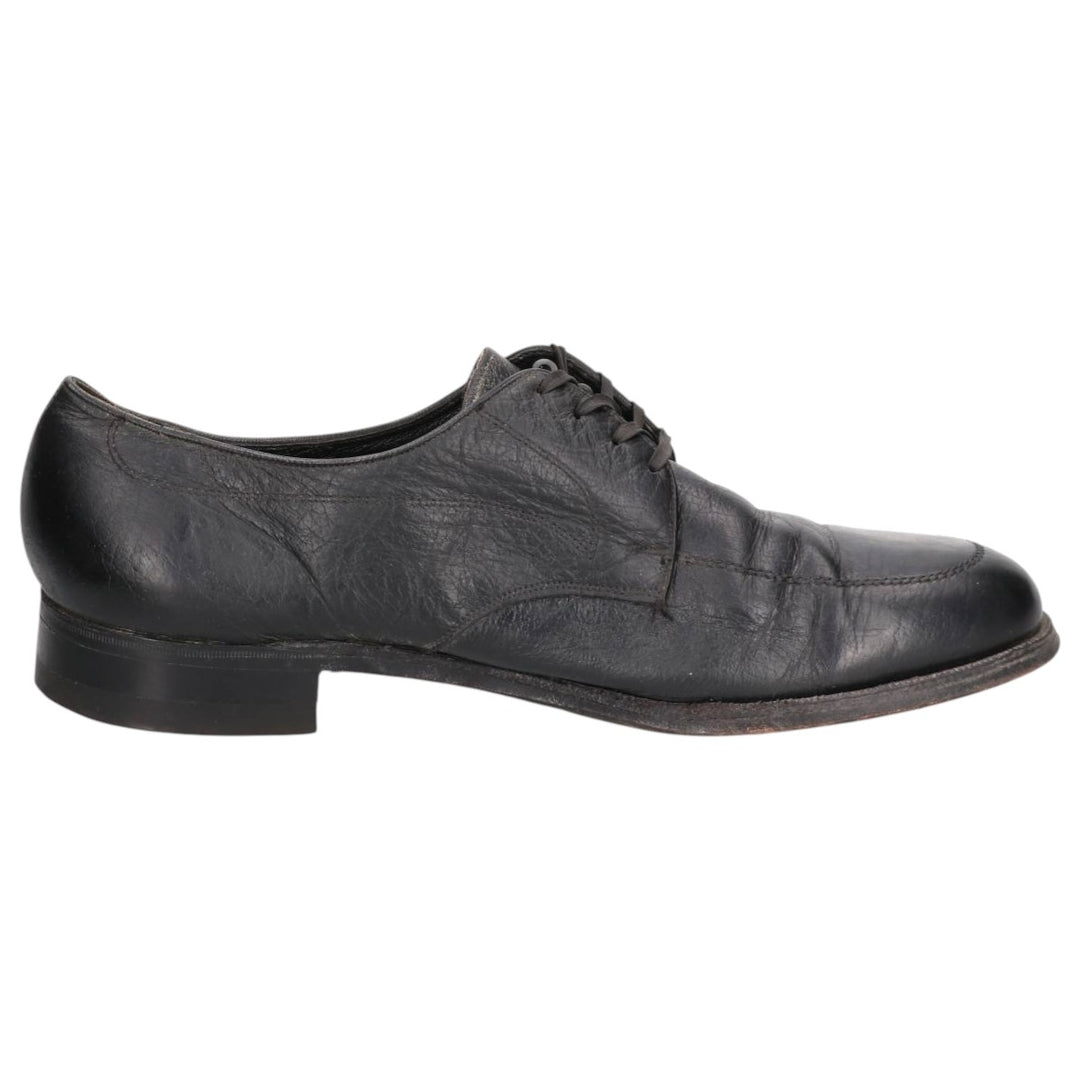 Florsheim U-Tip Shoes, Size 10 1/2E, Men's, 11.2" (Vintage) /saa014673 Men's 28.5cm genuine leather black type Vintage Second Hand