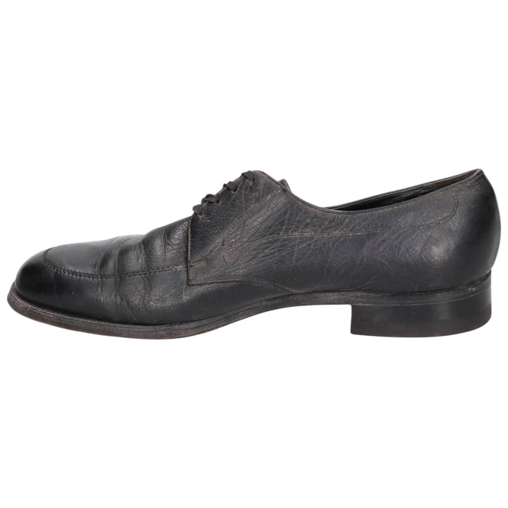 Florsheim U-Tip Shoes, Size 10 1/2E, Men's, 11.2" (Vintage) /saa014673 Men's 28.5cm genuine leather black type Vintage Second Hand