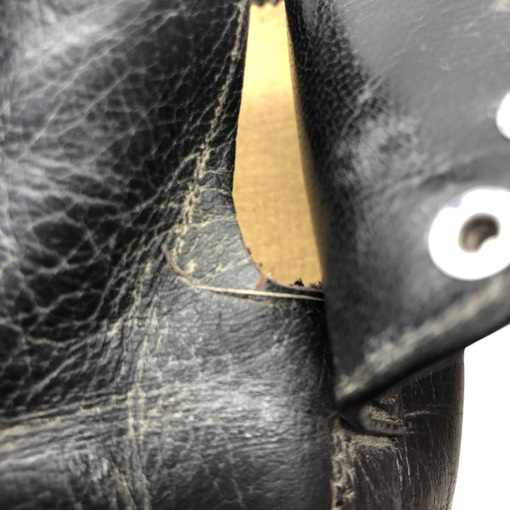 Florsheim U-Tip Shoes, Size 10 1/2E, Men's, 11.2" (Vintage) /saa014673 Men's 28.5cm genuine leather black type Vintage Second Hand