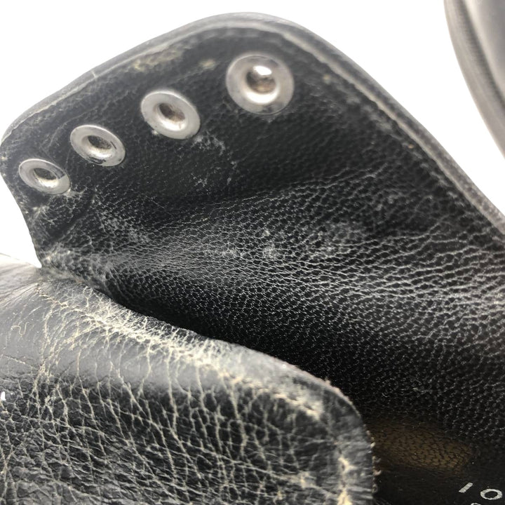 Florsheim U-Tip Shoes, Size 10 1/2E, Men's, 11.2" (Vintage) /saa014673 Men's 28.5cm genuine leather black type Vintage Second Hand