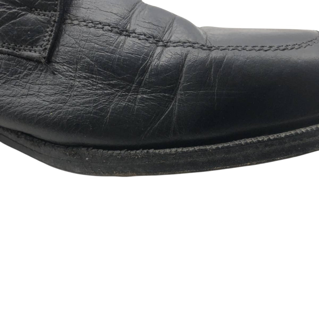 Florsheim U-Tip Shoes, Size 10 1/2E, Men's, 11.2" (Vintage) /saa014673 Men's 28.5cm genuine leather black type Vintage Second Hand