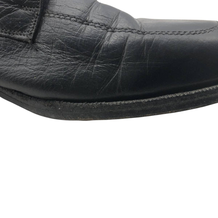 Florsheim U-Tip Shoes, Size 10 1/2E, Men's, 11.2" (Vintage) /saa014673 Men's 28.5cm genuine leather black type Vintage Second Hand