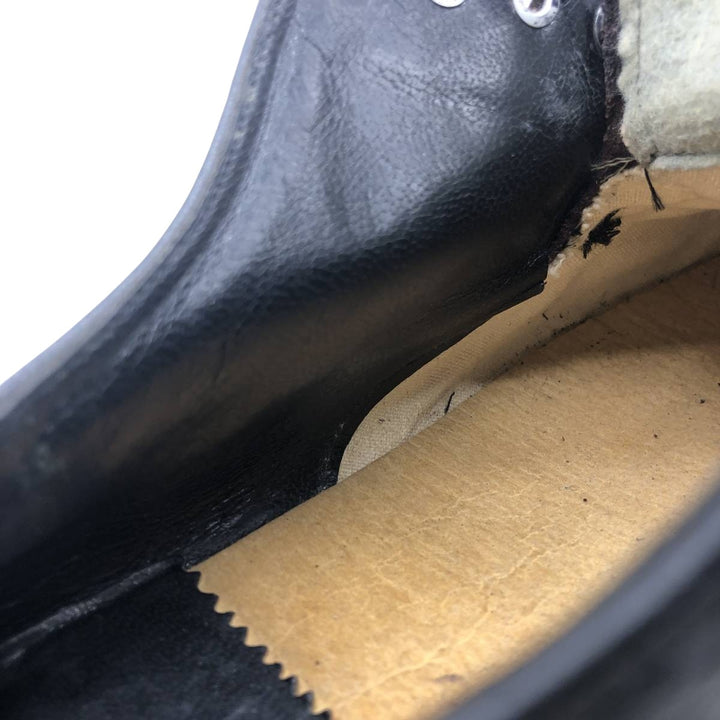 Florsheim U-Tip Shoes, Size 10 1/2E, Men's, 11.2" (Vintage) /saa014673 Men's 28.5cm genuine leather black type Vintage Second Hand