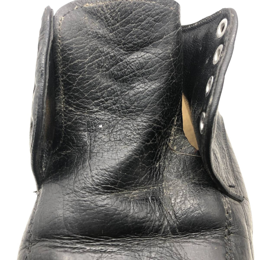 Florsheim U-Tip Shoes, Size 10 1/2E, Men's, 11.2" (Vintage) /saa014673 Men's 28.5cm genuine leather black type Vintage Second Hand