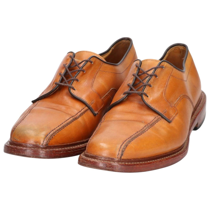 Allen Edmonds Hillcrest Leather Shoes, Made in USA, Size 9 1/2D Men's 27.5cm genuine leather beige type brown Vintage Second Hand