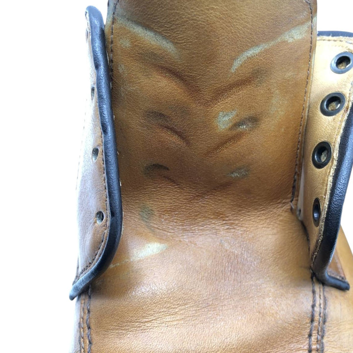 Allen Edmonds Hillcrest Leather Shoes, Made in USA, Size 9 1/2D Men's 27.5cm genuine leather beige type brown Vintage Second Hand