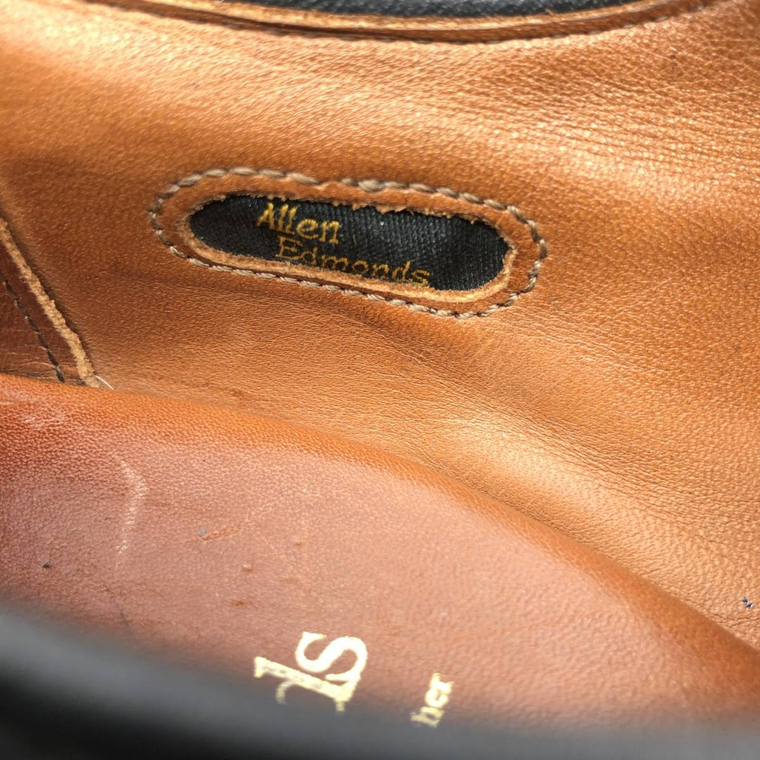 Allen Edmonds Lasalle U-Tip Shoes, Made in USA, Size 8D Men's 26.0cm genuine leather black type Vintage Second Hand