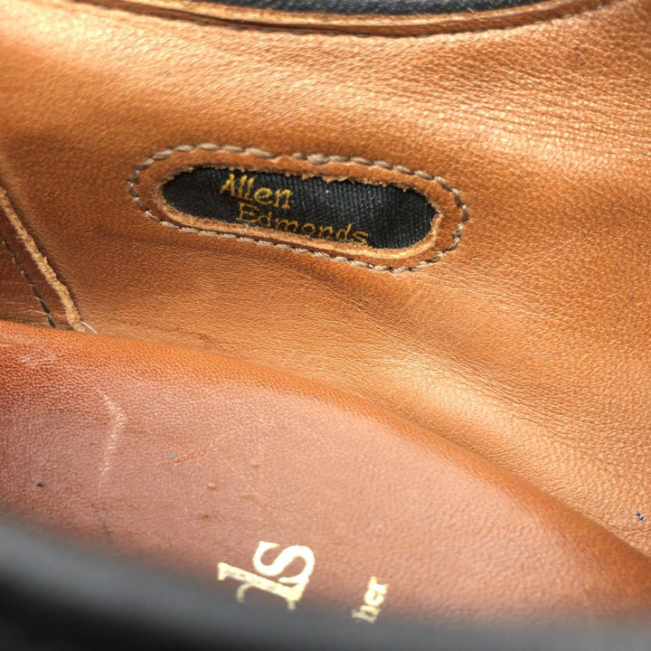 Allen Edmonds Lasalle U-Tip Shoes, Made in USA, Size 8D Men's 26.0cm genuine leather black type Vintage Second Hand
