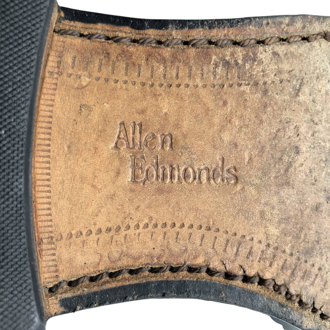 Allen Edmonds Lasalle U-Tip Shoes, Made in USA, Size 8D Men's 26.0cm genuine leather black type Vintage Second Hand