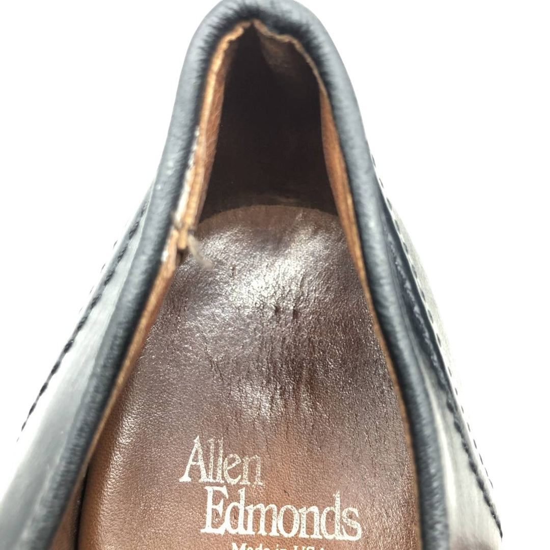 Allen Edmonds Lasalle U-Tip Shoes, Made in USA, Size 8D Men's 26.0cm genuine leather black type Vintage Second Hand
