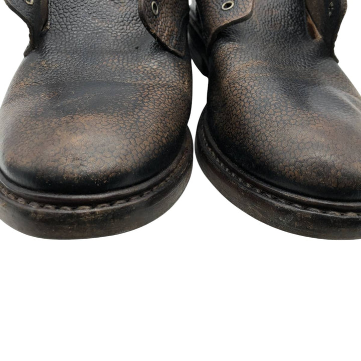 BUTTERO Plain Toe Shoes Made in Italy Size 42 Men's 27.5cm genuine leather brown type Vintage Second Hand