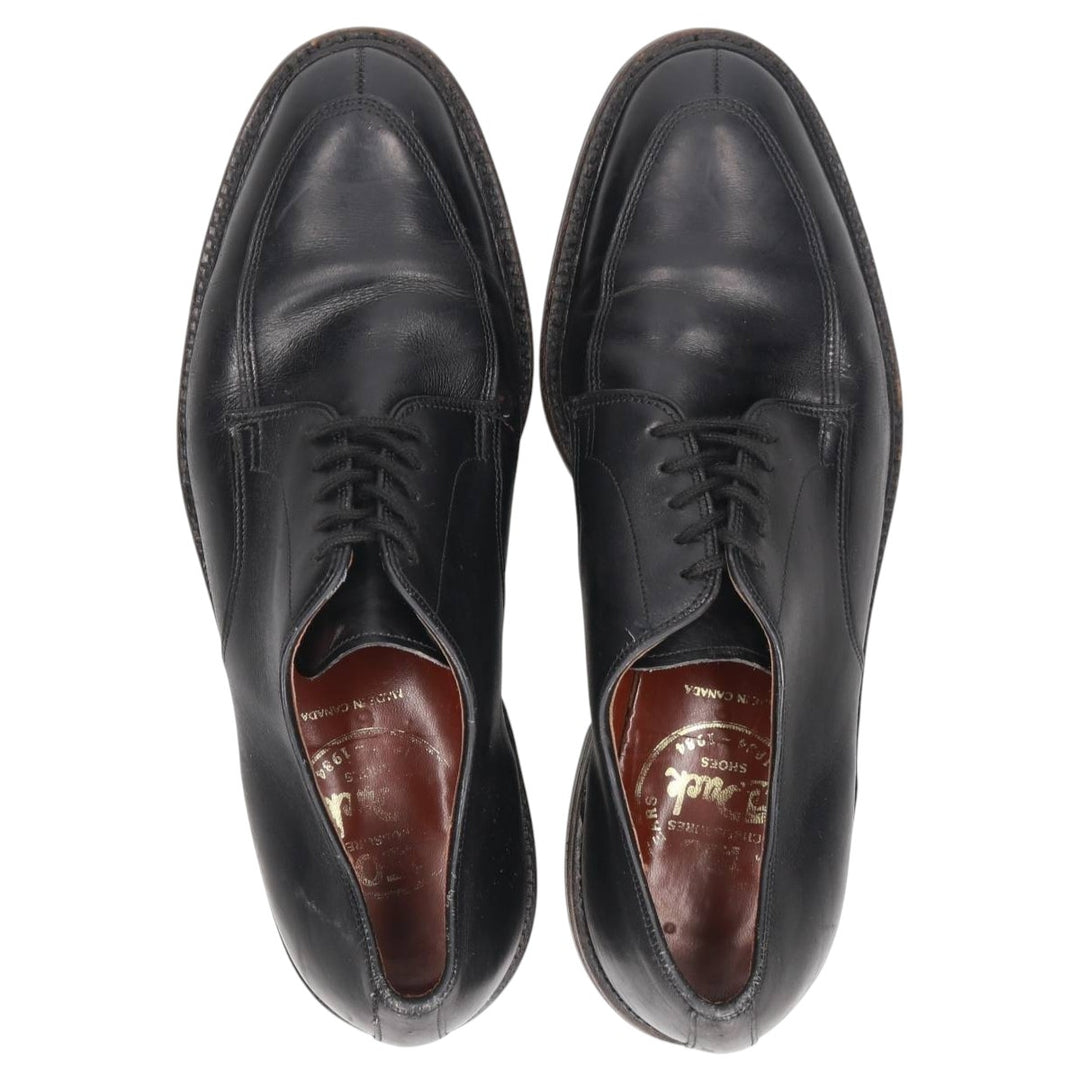 DACK U-Tip Shoes, Made in Canada, 9D Men's 27.0cm genuine leather black type Vintage Second Hand