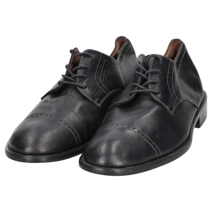 BOOMERANG Straight Tip Shoes Made in Italy Size 40 Men's 26.5cm genuine leather black type Vintage Second Hand