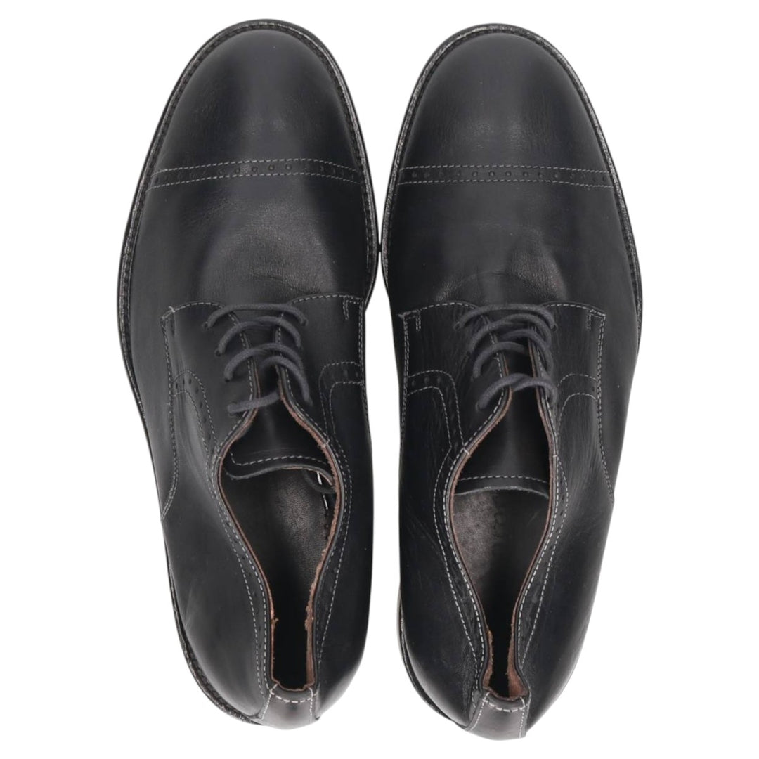 BOOMERANG Straight Tip Shoes Made in Italy Size 40 Men's 26.5cm genuine leather black type Vintage Second Hand