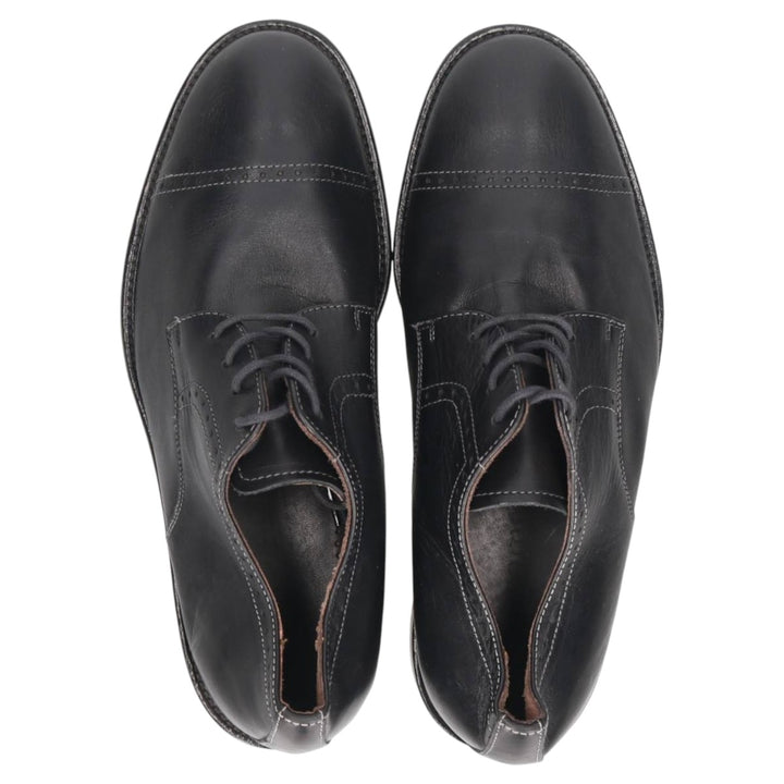 BOOMERANG Straight Tip Shoes Made in Italy Size 40 Men's 26.5cm genuine leather black type Vintage Second Hand
