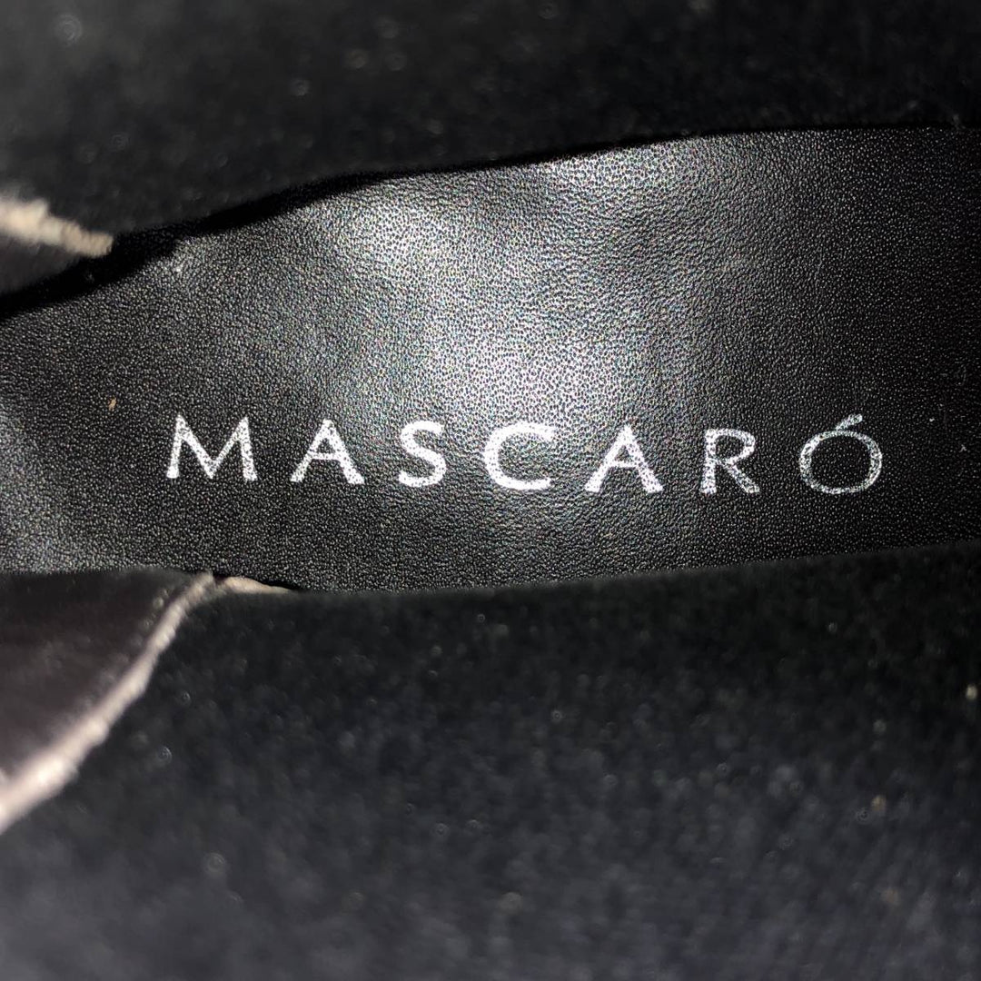MASCARO Side Gore Boots Made in Italy Size 41 1/2 Men's 27.0cm unclear brown type Vintage Second Hand
