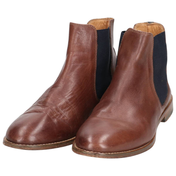 PIED DE BICHE Side Gore Boots 41 Men's 25.5cm genuine leather brown type Vintage Second Hand
