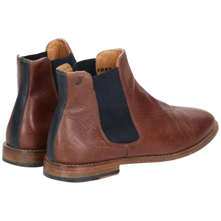 PIED DE BICHE Side Gore Boots 41 Men's 25.5cm genuine leather brown type Vintage Second Hand