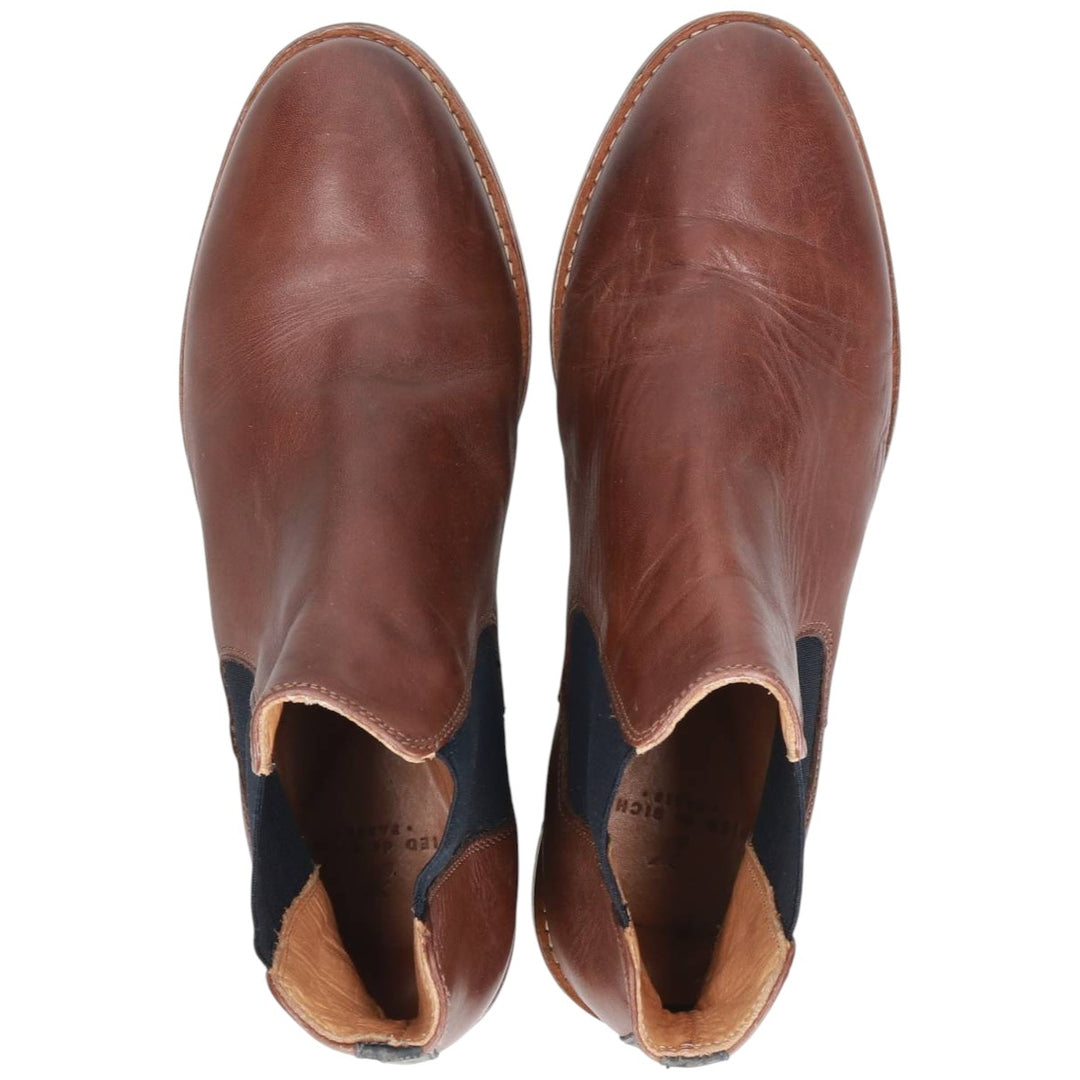 PIED DE BICHE Side Gore Boots 41 Men's 25.5cm genuine leather brown type Vintage Second Hand